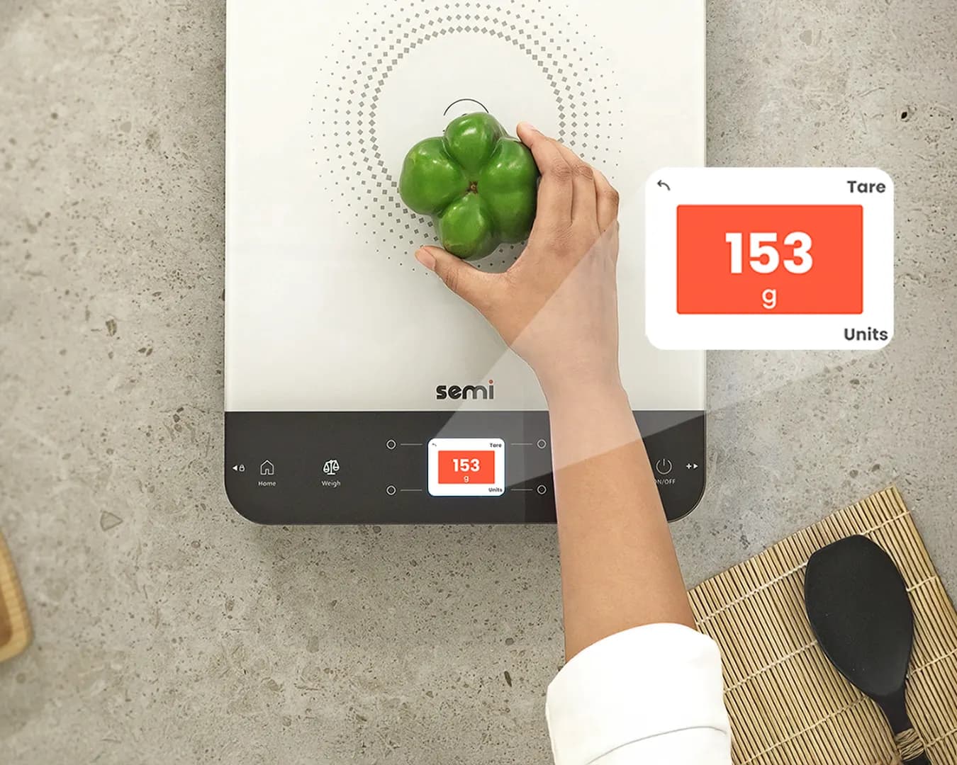 Weighing your ingredients